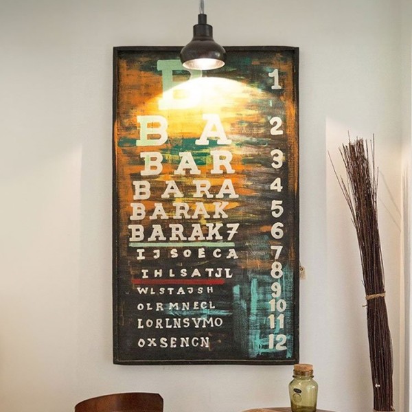 Tableau style industriel