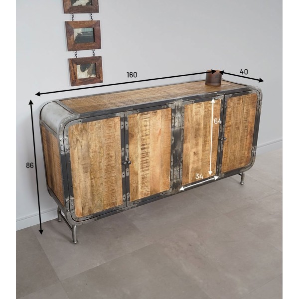 Buffet industriel 4 portes Manchester