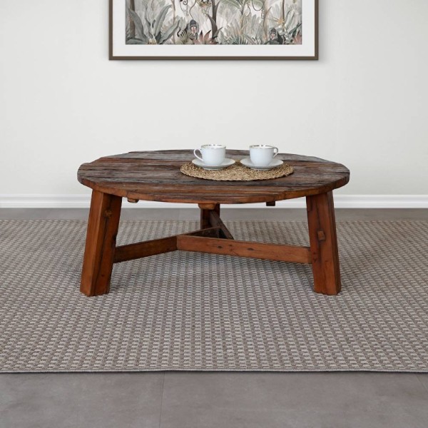 Table basse en bois recyclé ancien - Reborn