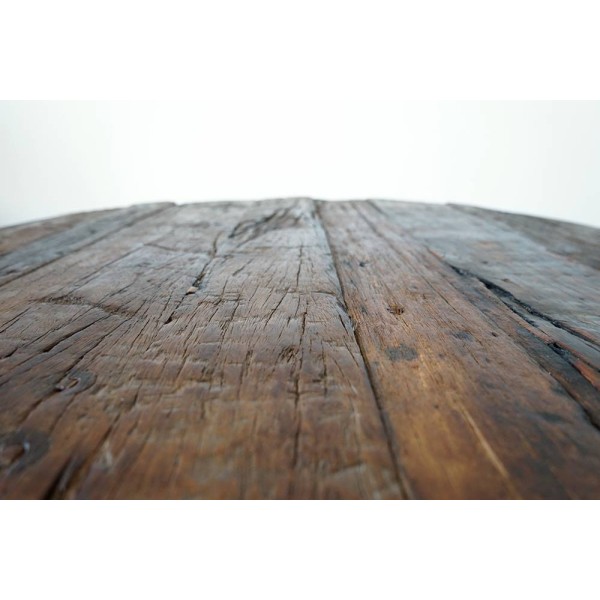 Table basse en bois recyclé ancien - Reborn
