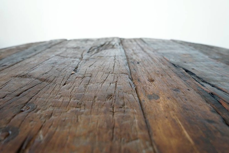 Table basse en bois recyclé ancien - Reborn