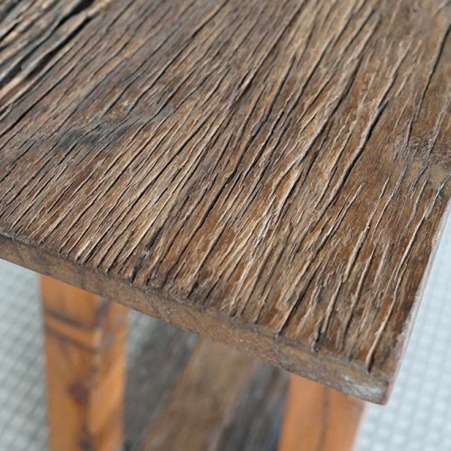 Console en bois recyclé ancien - Reborn
