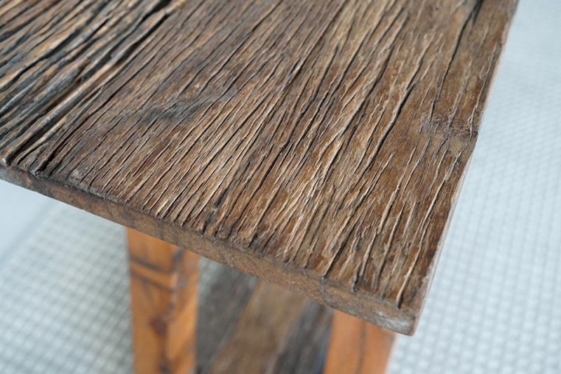Console en bois recyclé ancien - Reborn