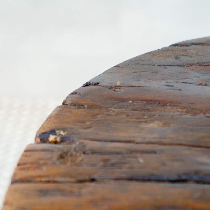 Tabouret en bois recyclé ancien - Reborn