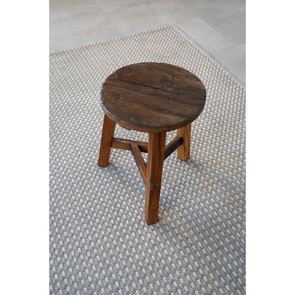 Tabouret en bois recyclé ancien - Reborn