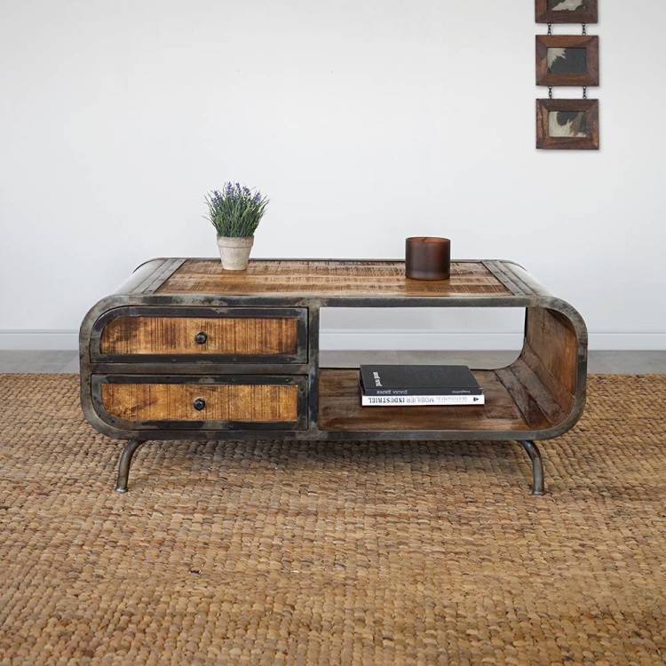 Table basse industrielle Manchester