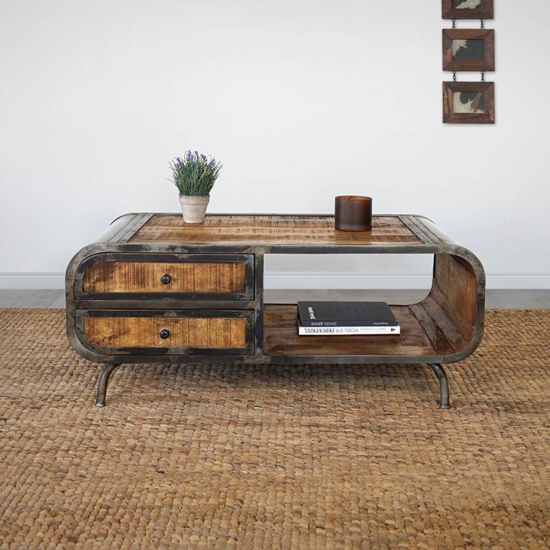 Table basse industrielle - Manchester