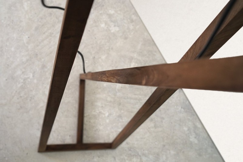 Lampe sur pied en bois naturel - Kyoto