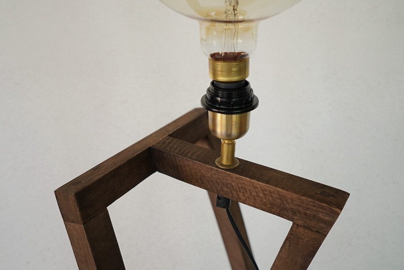 Lampe sur pied en bois naturel - Kyoto