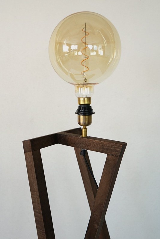 Lampe sur pied en bois naturel - Kyoto