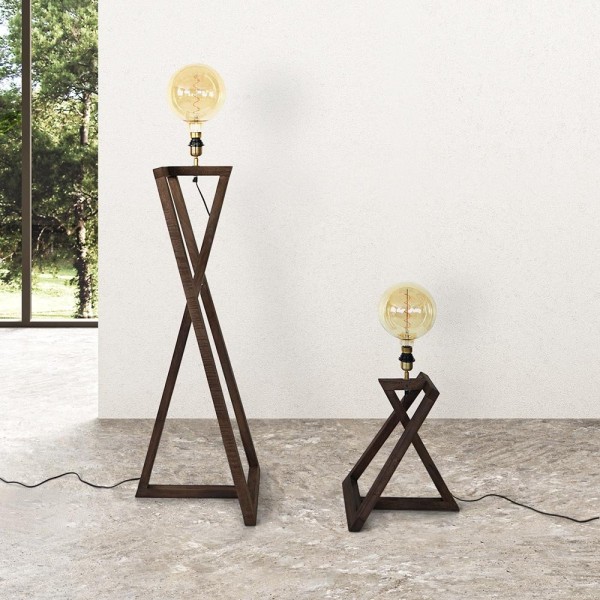 Lampe sur pied en bois naturel - Kyoto