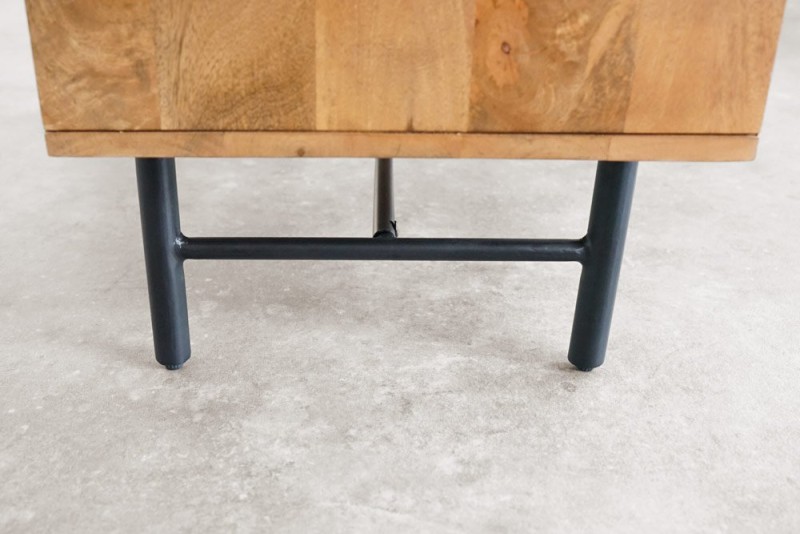 Buffet 3 tiroirs en manguier massif 85 cm - Flow