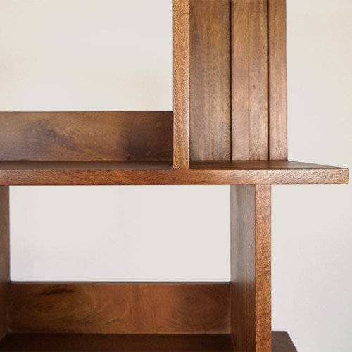 Bibliothèque en bois massif 90 cm