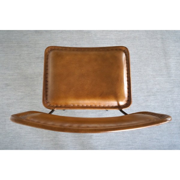 Chaise de bar en cuir design