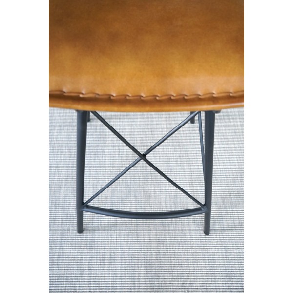 Chaise de bar en cuir design