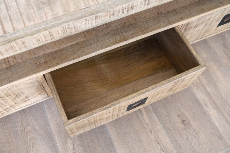 Meuble TV bois et métal 160 cm - Babs