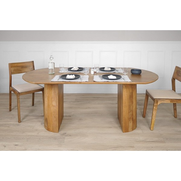 Table en bois massif 200 cm - Luna