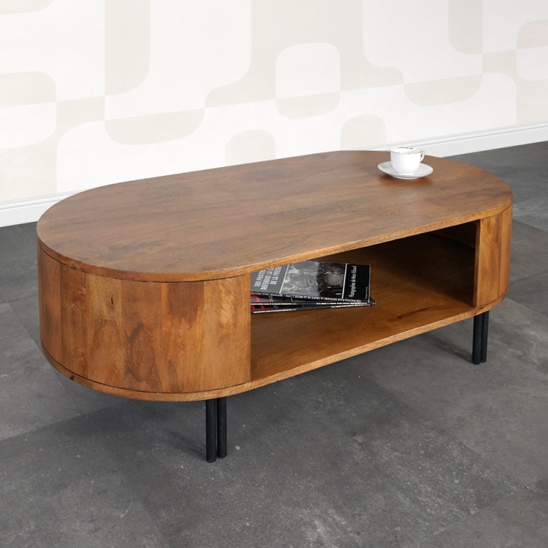 Table basse en bois massif - Delia
