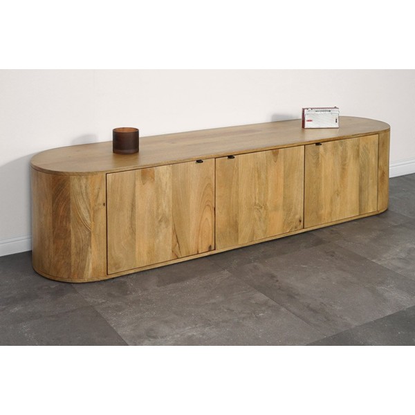 Meuble TV en bois 200 cm - Timea