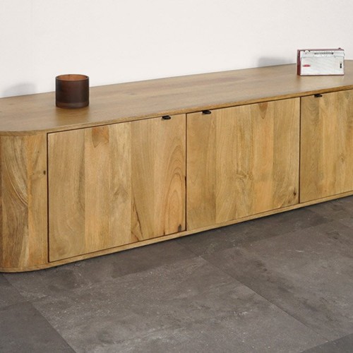 Meuble TV en bois 200 cm - Timea