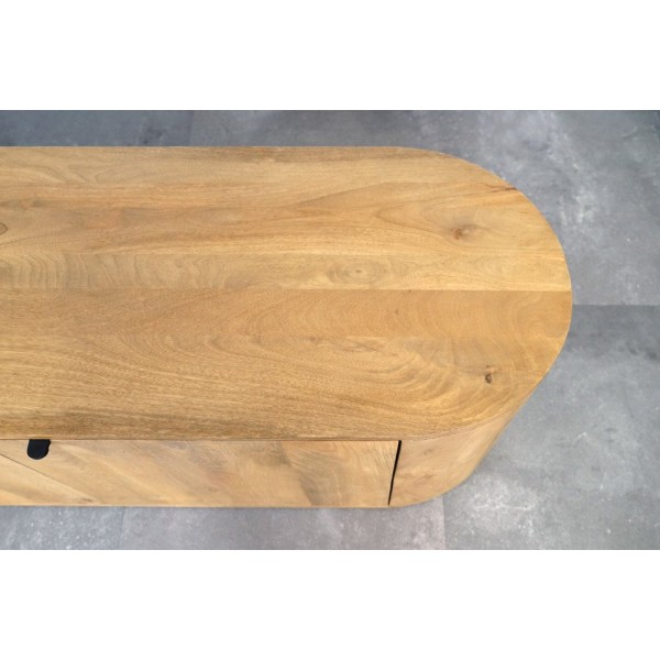 Meuble TV en bois 200 cm - Timea