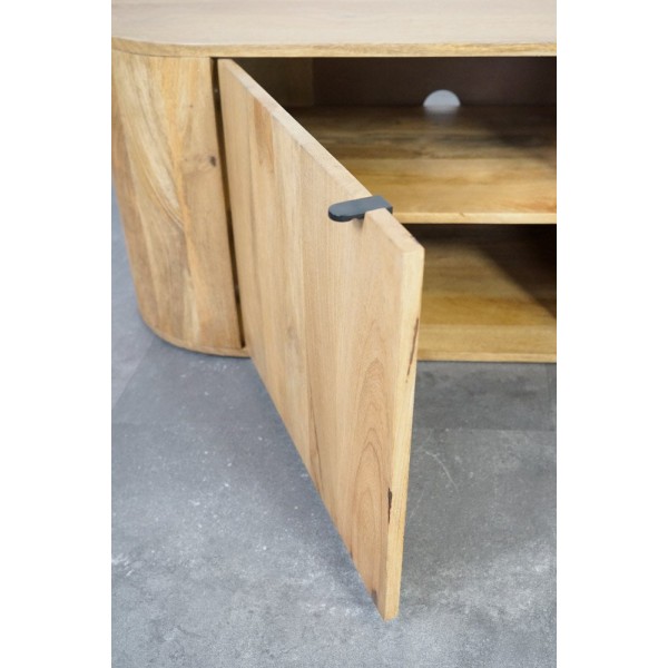 Meuble TV en bois 200 cm - Timea