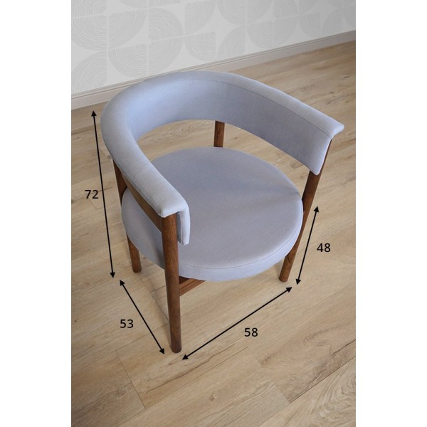 Chaise en bois et tissu - Elegance