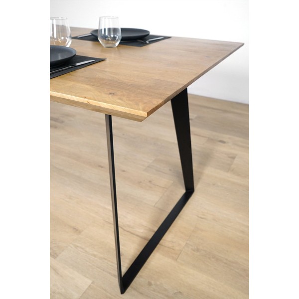 Table à manger en bois et métal - Brooklyn