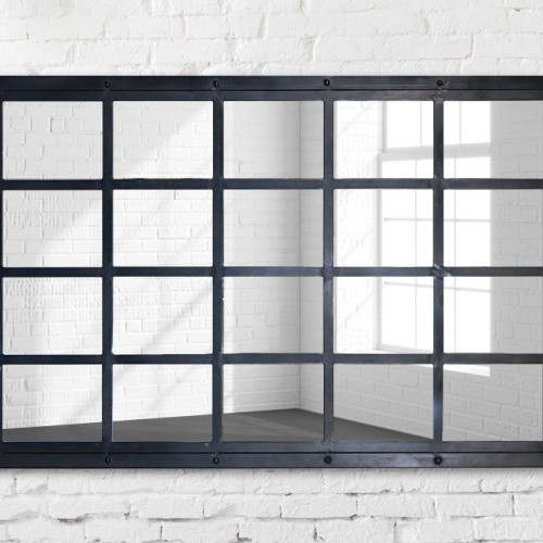 Grand miroir industriel