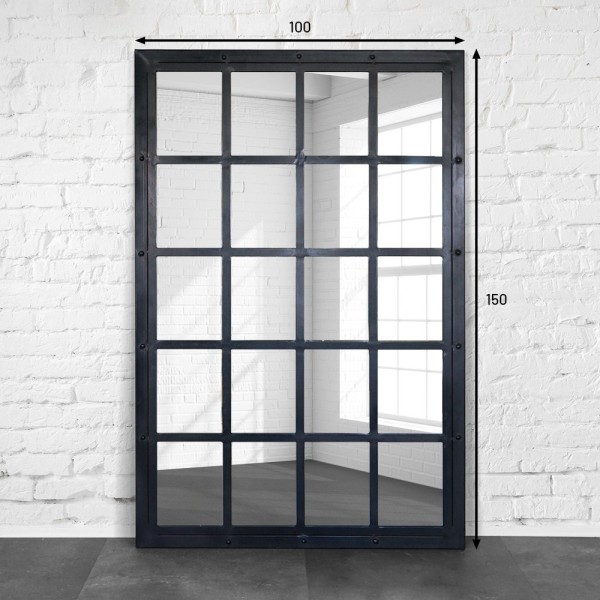 Grand miroir industriel