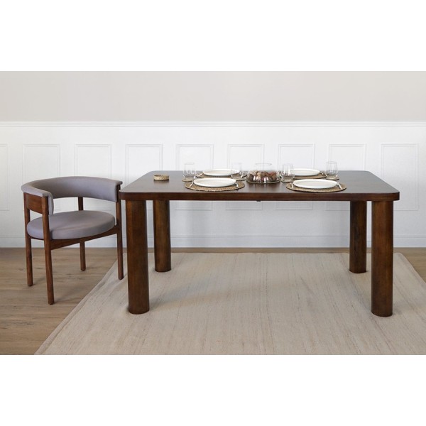 Table à manger en bois massif - Cara