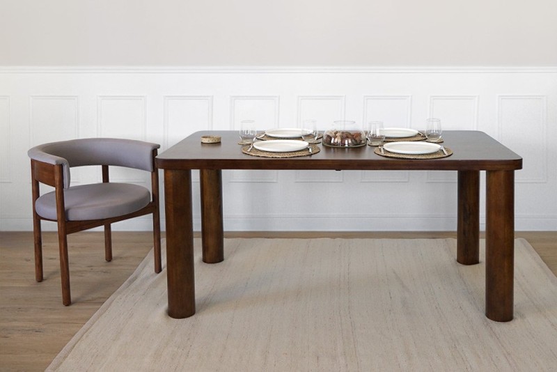 Table à manger en bois massif - Cara