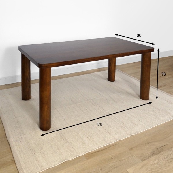 Table à manger en bois massif - Cara