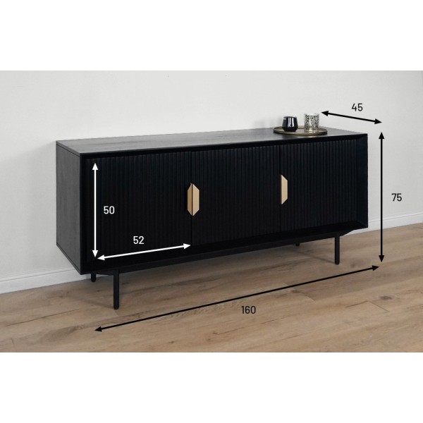 Buffet en bois naturel - Selena