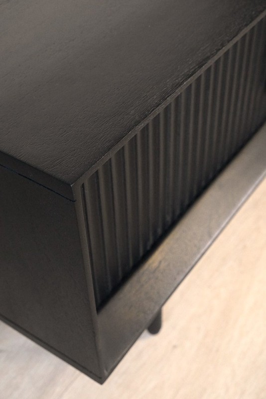 Meuble TV en bois naturel - Selena