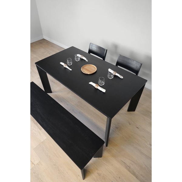 Table à manger en bois massif - Selena