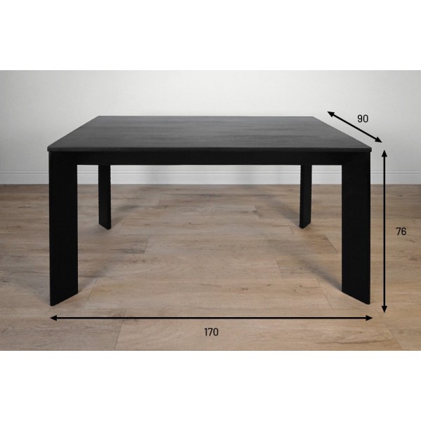 Table à manger en bois massif - Selena