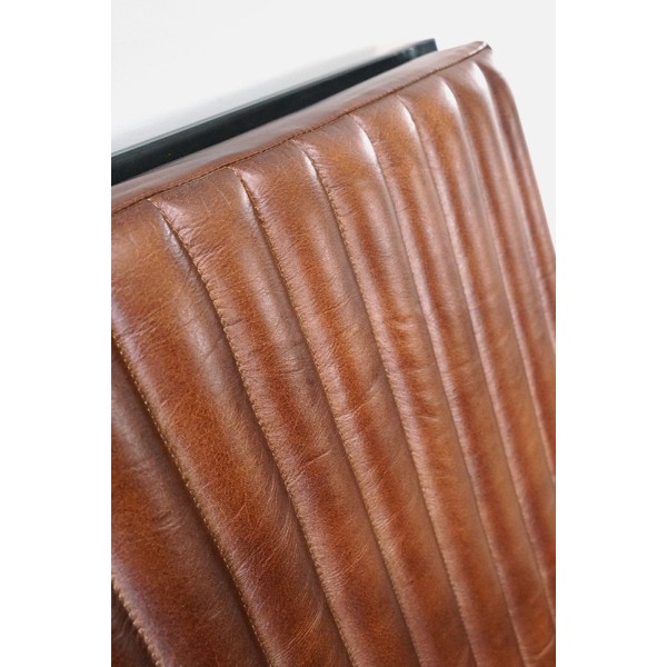 Fauteuil en cuir Cuba