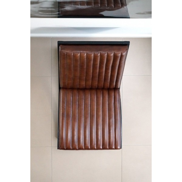 Fauteuil en cuir Cuba