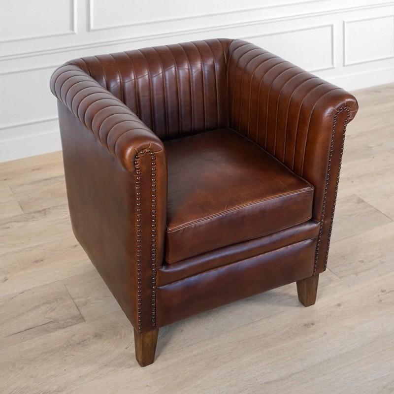 Fauteuil en cuir - Havana