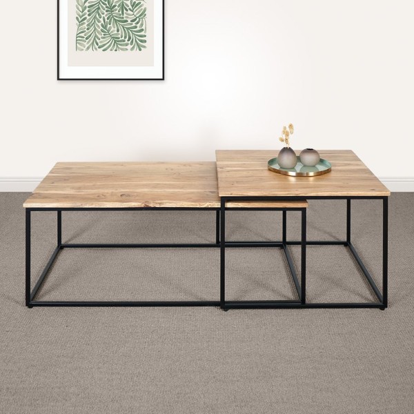 Ensemble de deux tables basses