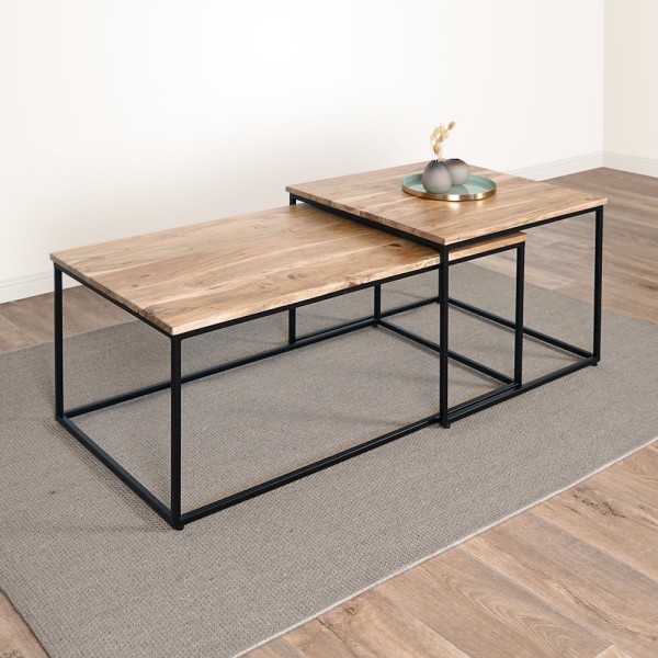 Ensemble de deux tables basses
