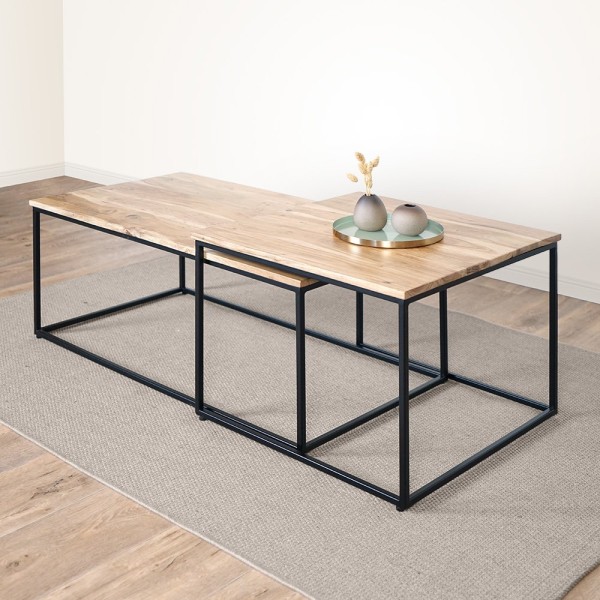 Ensemble de deux tables basses