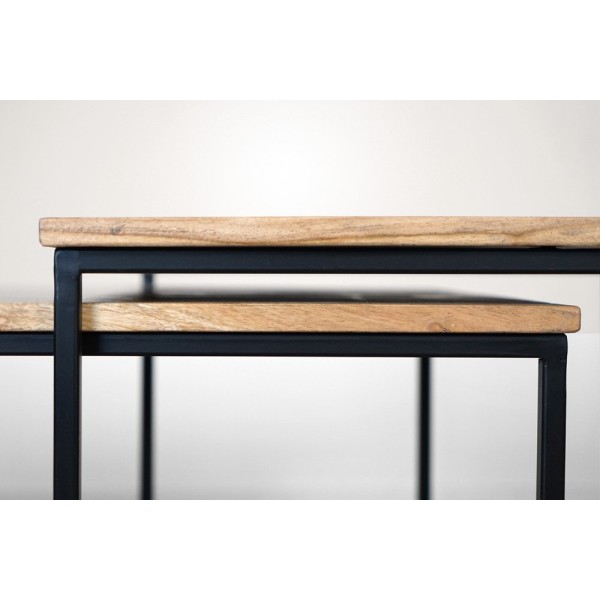 Ensemble de deux tables basses