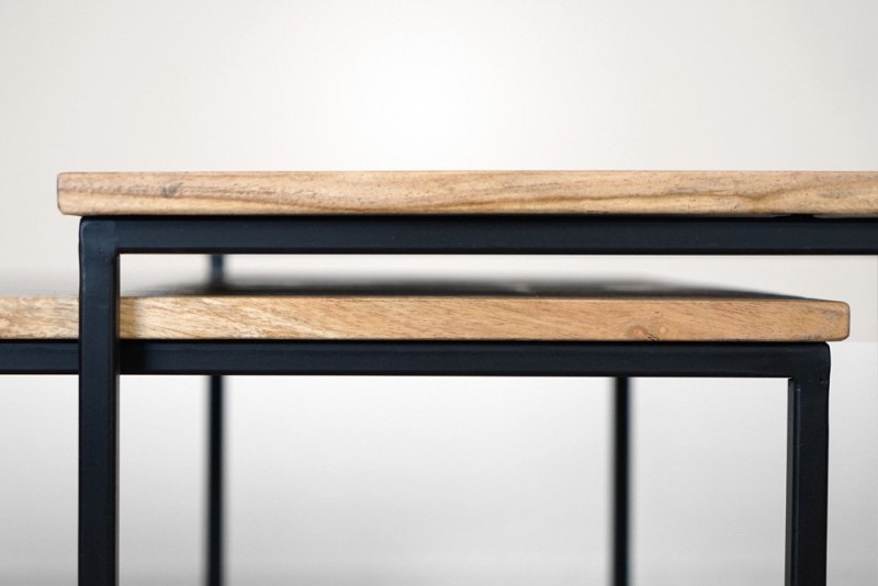 Ensemble de deux tables basses