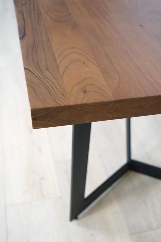 Table de repas en bois naturel - New Jersey