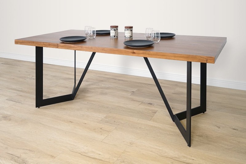 Table de repas en bois naturel - New Jersey