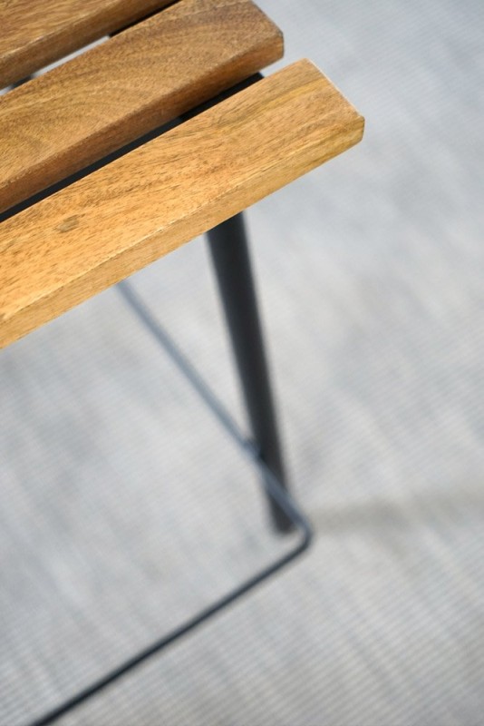 Chaise de cuisine  bois et métal - Curve