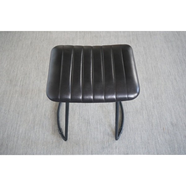 Tabouret d’appoint cuir marron - Scrambler