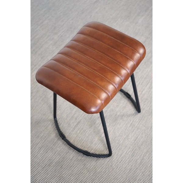 Tabouret d’appoint cuir Scrambler